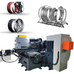 CNC Metal Spinning Machine for 3-piece Hub