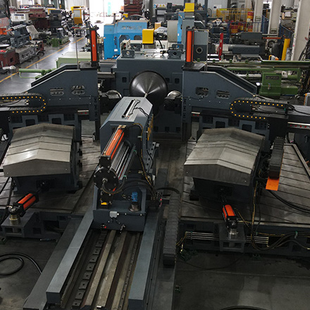Double Wheel CNC metal spinning machine D-3500