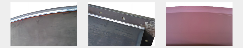 Automatic welding effect of centrifugal fan housing