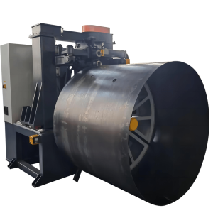Horizontal flanging machine