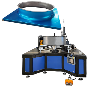 PLC Flanging and Punchine Machine