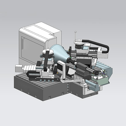 Powerful Double Wheel CNC Spinning Machine 