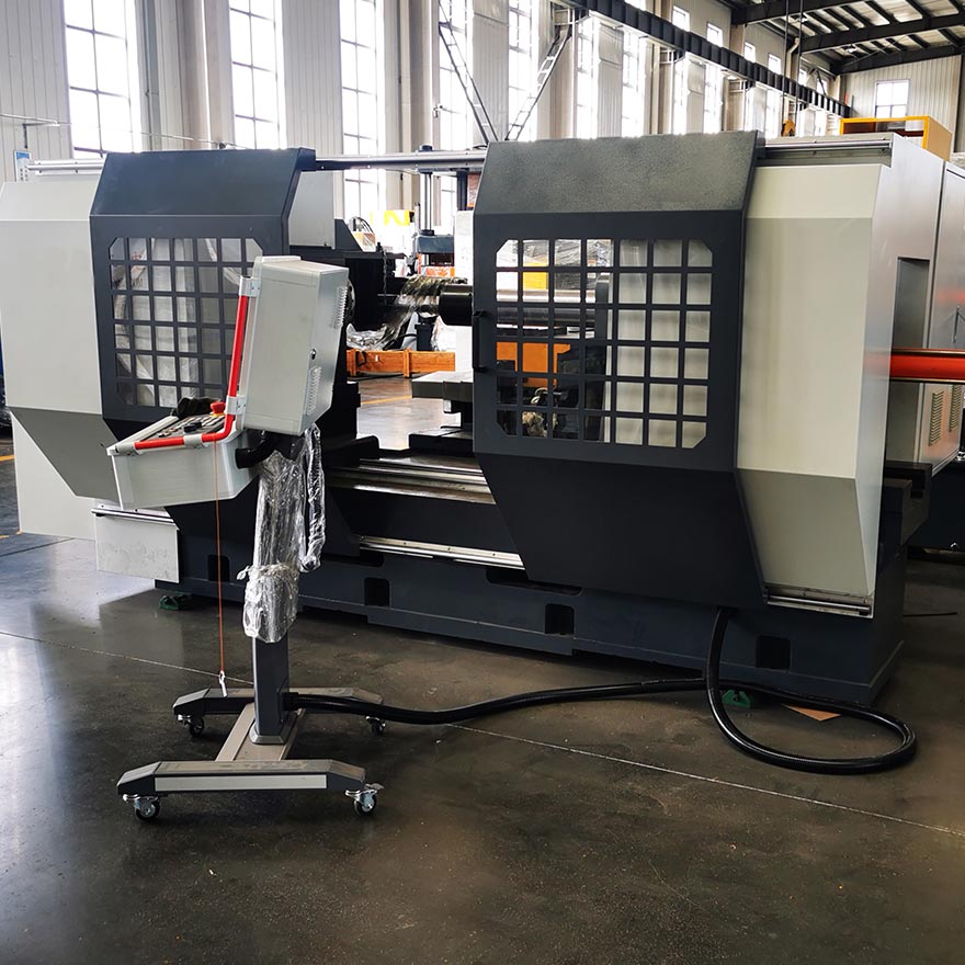 CNC spinning machine installation completed