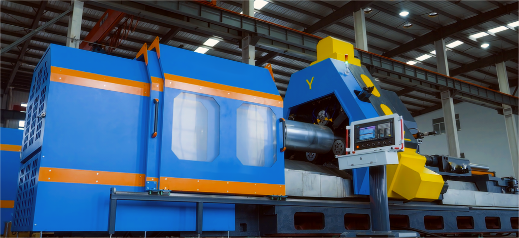 CNC spin flow forming machine