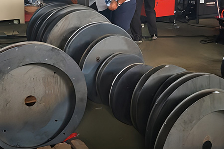 Welding measurement of high pressure centrifugal fan casing