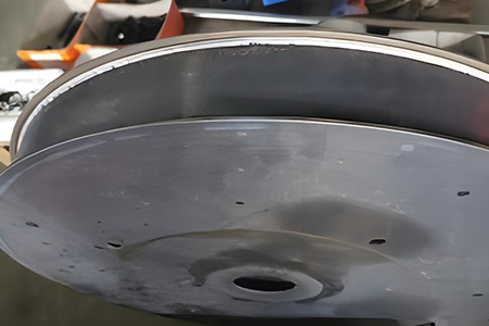 Welding centrifugal fan casing details