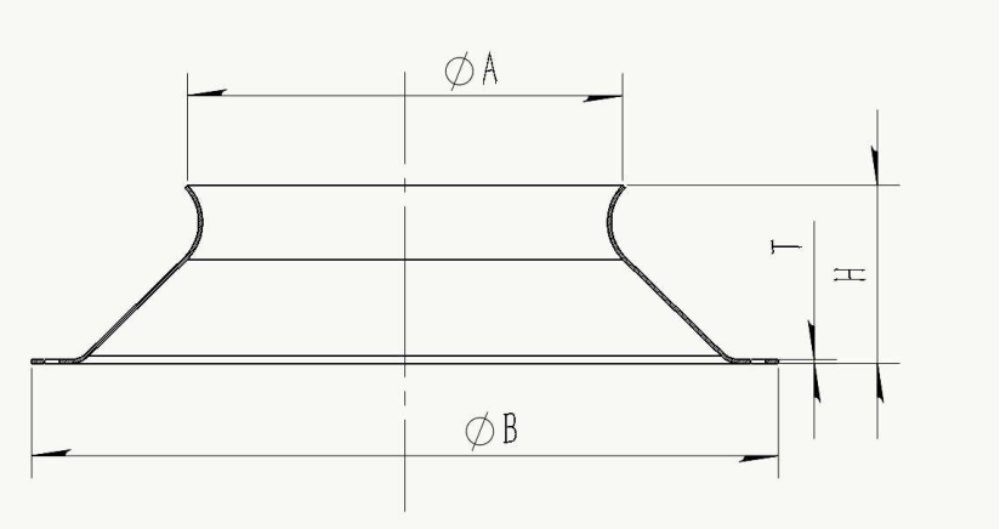 Metal Spinning For Centrifugal Fan Inlet Cone