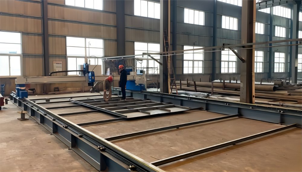 Sheet metal structure welding site