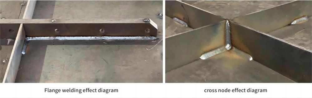 Welding effect of reinforcement