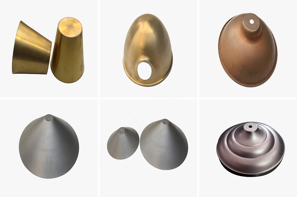 Customized lampshade shell by metal spinning