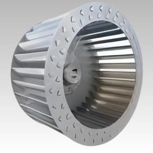 Low noise galvanized sheet impeller