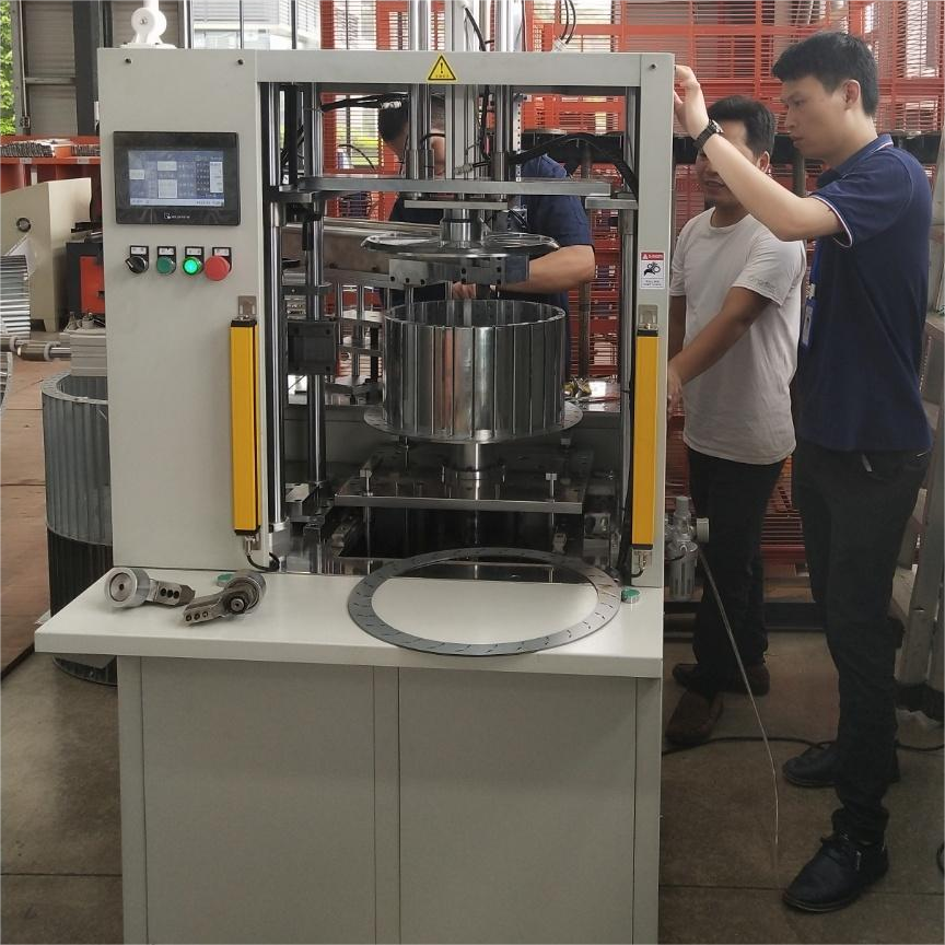 Multi-wing Centrifugal Fan Impeller Forming Machine (5)