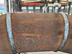 Welding For Oil Pipeline Elbows Effect Detail