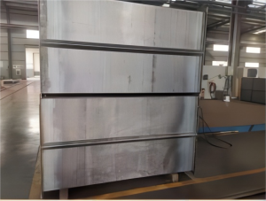 Rectangular duct connection effect