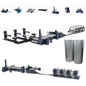Линия по производству воздуховодов методом прокатки, сварки и фланцевания для осевых вентиляторов
