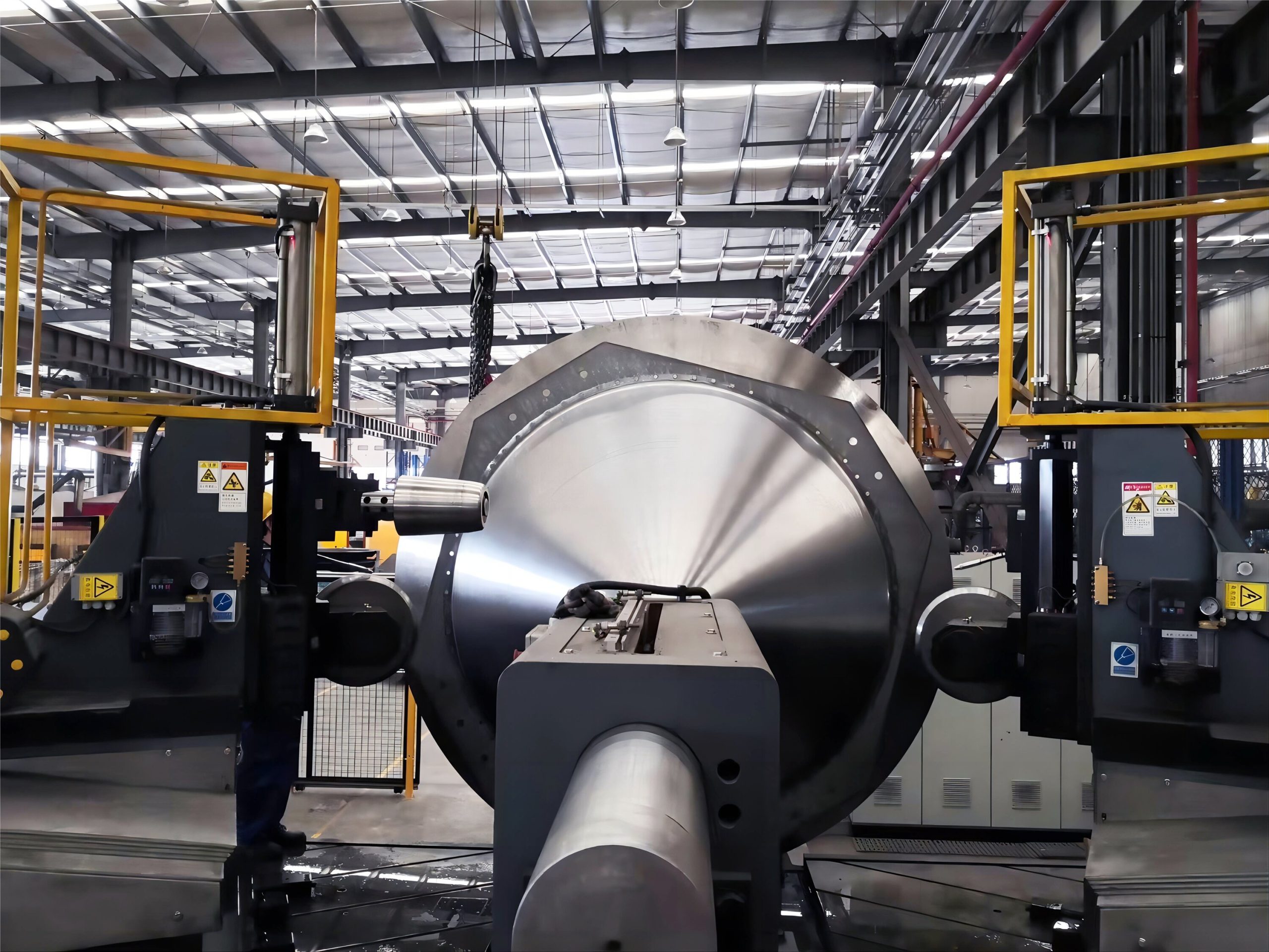 Altron‘s high-performance double arms metal spinning machine Altron‘s high-performance double arms metal spinning machine