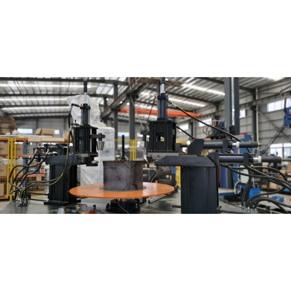 Customized flanging machine structure